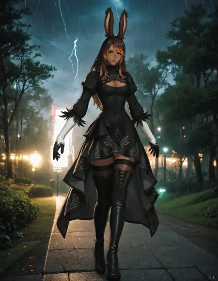 FFXIV Viera PonyXL