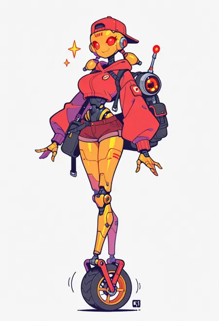 Monowheel/Unicycle Legs