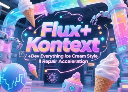 Flux+Kontext+Dev Everything Ice Cream Style Phase II Repair Acceleration