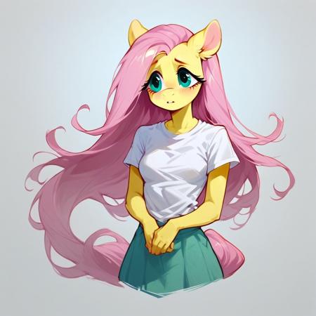 Anthro Fluttershy V1