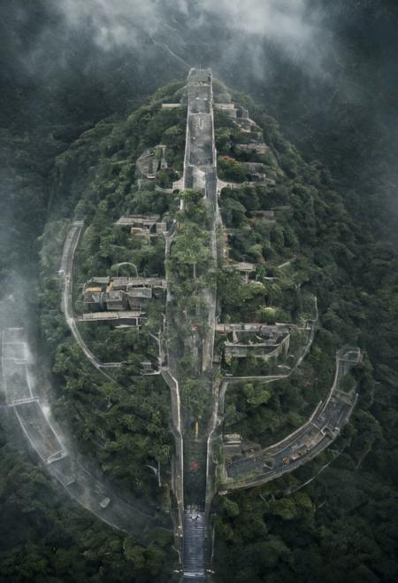 (POV view , DOF, first people view from the entrance, low angle shot:1.4), in the rainforest, mist,
(Ancient civilization, Alien Prometheus movie scene, dune movie scene:1.5), (The colonial city of the future, in the mist-filled Grand Canyon, on an unknown Earth-like planet, 2 moon on sky, Spaceship flight connects colonies, waterfulls:1.3), (Machu Picchu, a mountain settlement, incredibly spectacular:1.2), (Mario Botta:1.3), (avant-garde, future, reality, science fiction, photorealistic), (modern architecture:1.2), White limestone and black granite, fountain, waterfall, landmark, square, path, narrow street,
(Large Files, Ultra Realistic, 8K, 16k, FHD, HD, VFX, Perfect, Photography, composition, Architecture Sales Photography, Architecture Competition, Ultra High Resolution, Cinematography, High Resolution Image:1.1), (dramatic lighting, direct sunlight, ray tracing, clear shadow:1.2),  (real landscape:1.1), (blurred background:1.0), (urban background, more_details) ,
extremely detailed, hillscastel, great lighting, Factory