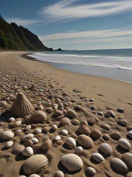 Dryad, (embedding:Smooth_Quality:1), A calm beach scene with soft waves, sandcastles, and seashells scattered on the shore.,
<lora:4steps wai-2Rectified-V140:1.0000000000000002> <lora:Pony Dryad-V0.1:1.0>