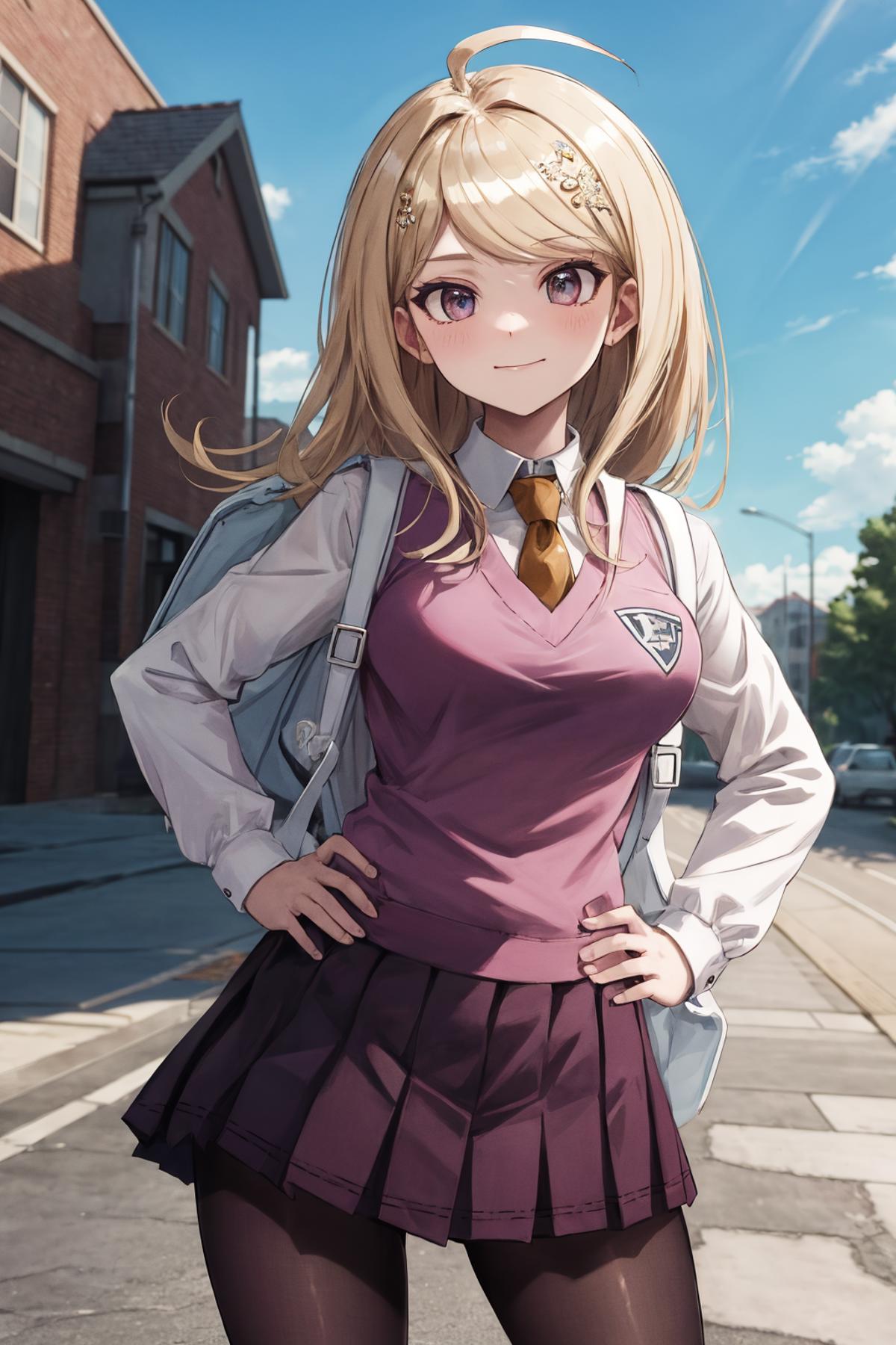 Akamatsu Kaede 赤松楓 / Danganronpa image by Misaki_Akeno