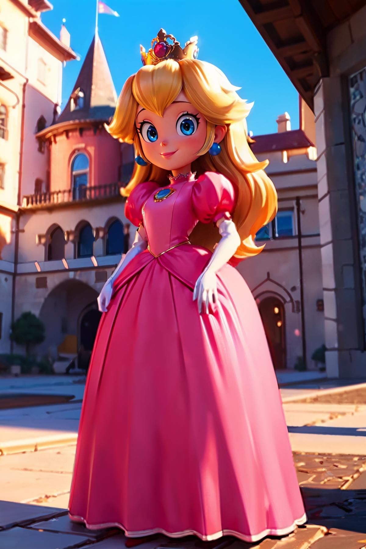 princess peach - The Super Mario Bros. Movie - movie like image by wikkitikki