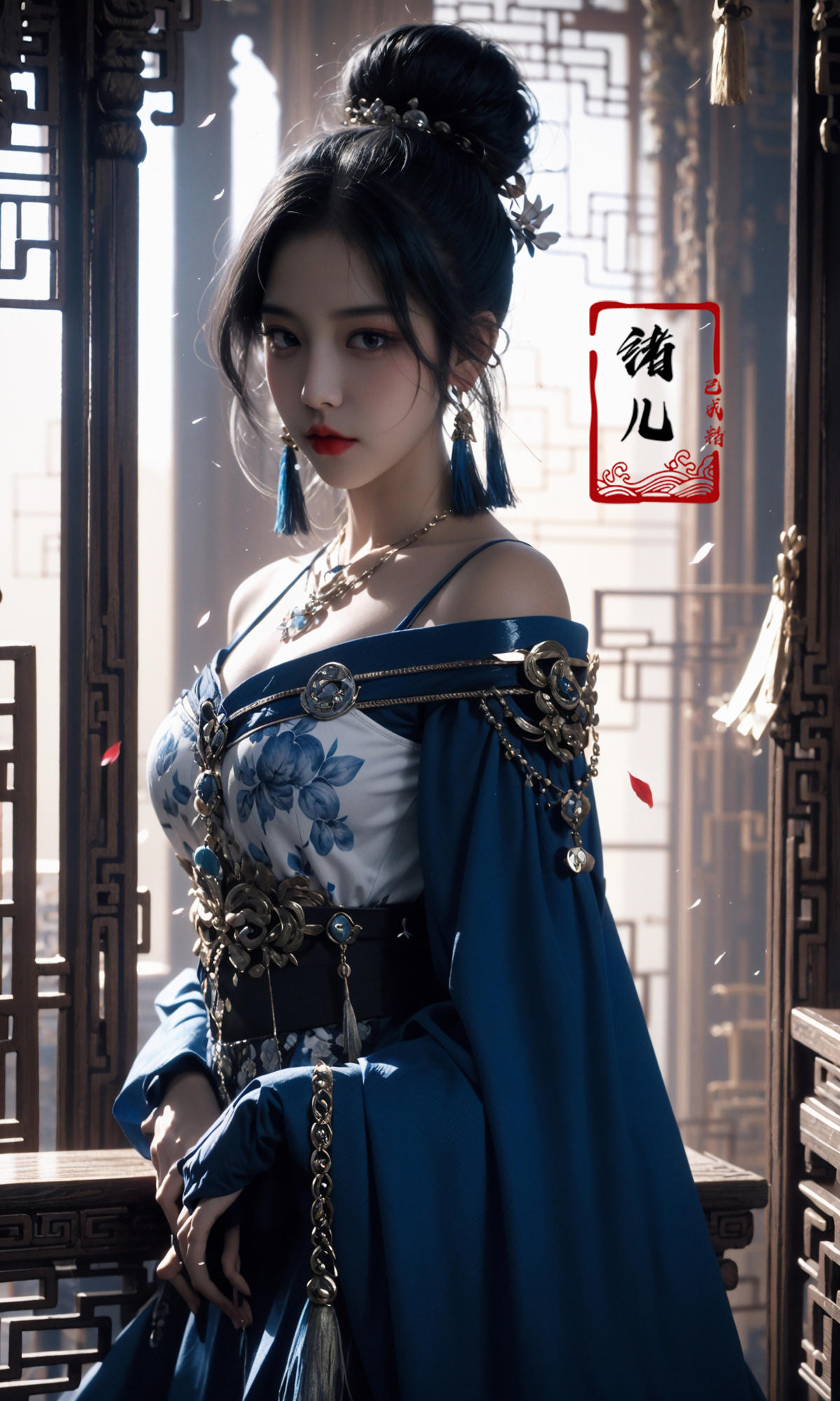 绪儿-绝美古风脸Beautiful antique face model image by XRYCJ