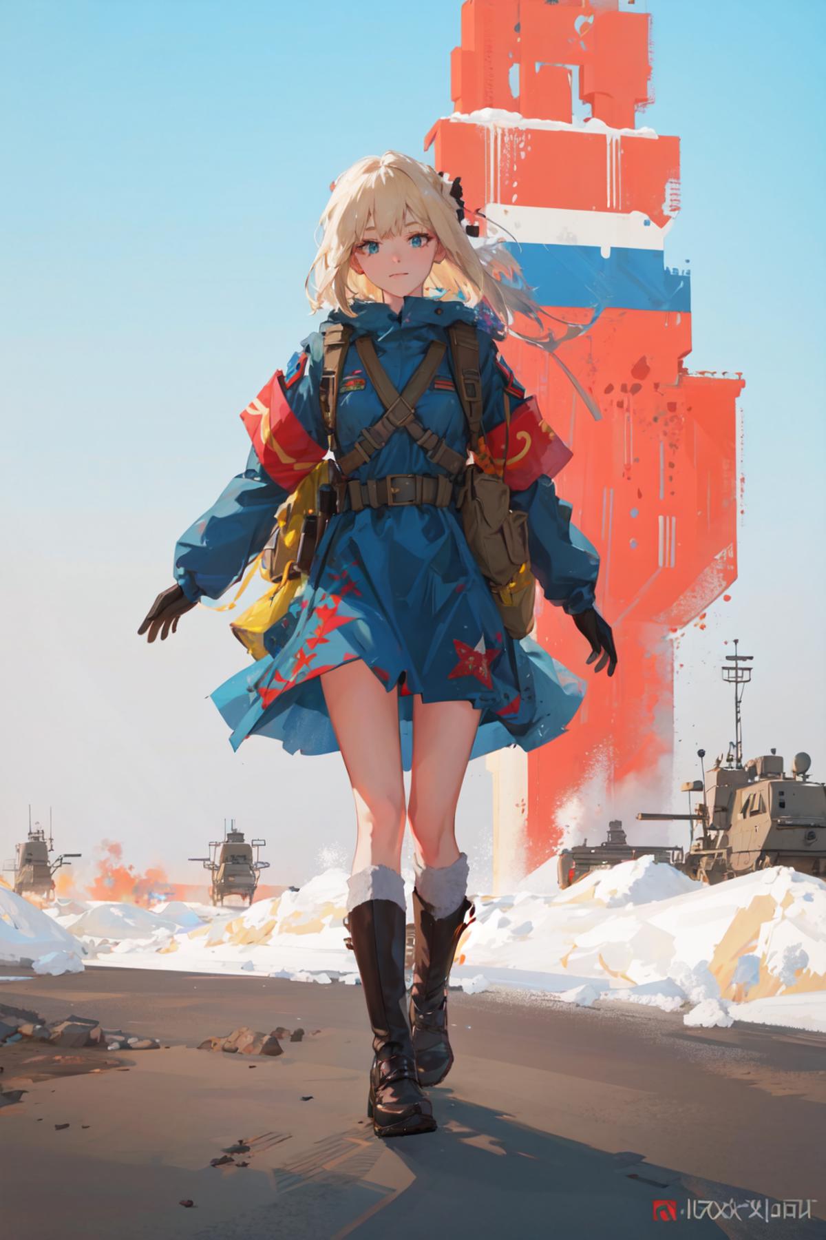 Military Russian Waifu image by cumetani