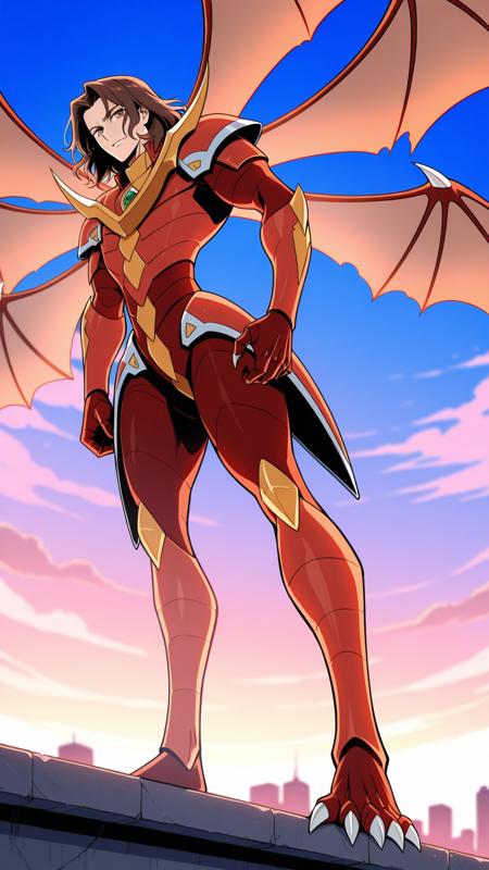 Lumino Dragonoid Armor - Drago - Bakugan v1.0