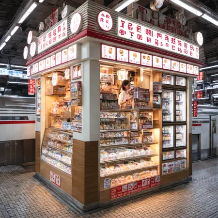 東京駅 東海道新幹線ホームのデリカステーションSDXL