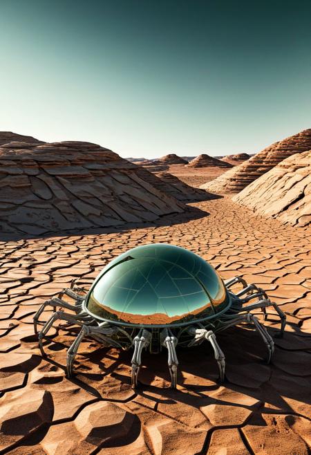 Architectural style _background, scenery of alien world scape, arid hostile planet and two suns ,illustration, Clear, Clean lines, geometric shapes, 3d structure of Gigantic Ttitan1.3 skeleton laying on its back with  whitish dry on the sun bones, structural, modern, terrifying, architectural drawing, highly detailed, insane intricacy, ultra detailed, perfectly shaped, precision1.5, perfection1.1, only cold tones: umbra and cold green-aventurine, post-apocalyptic