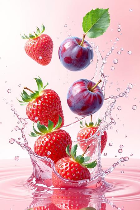 E_Fruit Water Splash Effects_Diverse Fruit Generation v1.0