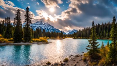 best quality,masterpiece,highers,4k,8k,realistic,
banff,blue sky,bush,cloud,cloudy sky,day,field,forest,grass,horizon,lake,landscape,mountain,mountainous horizon,nature,outdoors,path,river,road,scenery,sky,sunlight,tree,water,banff