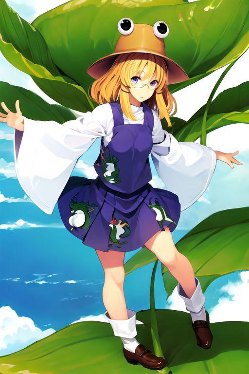 moriya suwako (touhou) 洩矢诹访子 东方project image by TK31