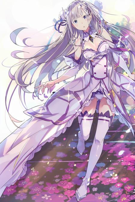 emilia \(re:zero\), <lora:emilya-000030:1>