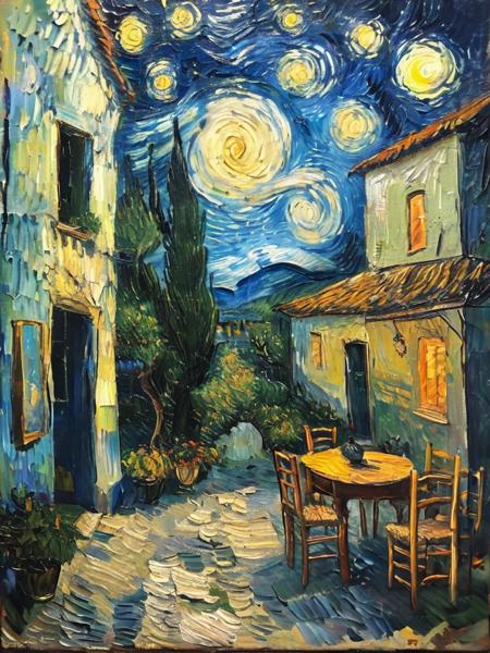 style of Vincent van Gogh