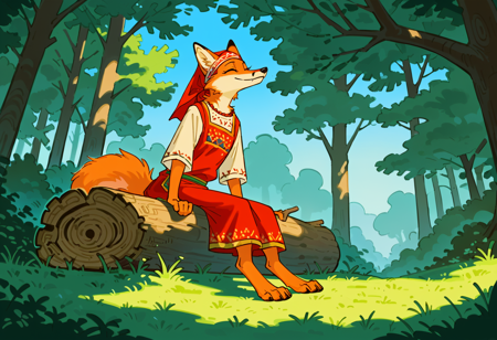 Сарафан (Sarafan - Russian folk costume) Pony_v0.5