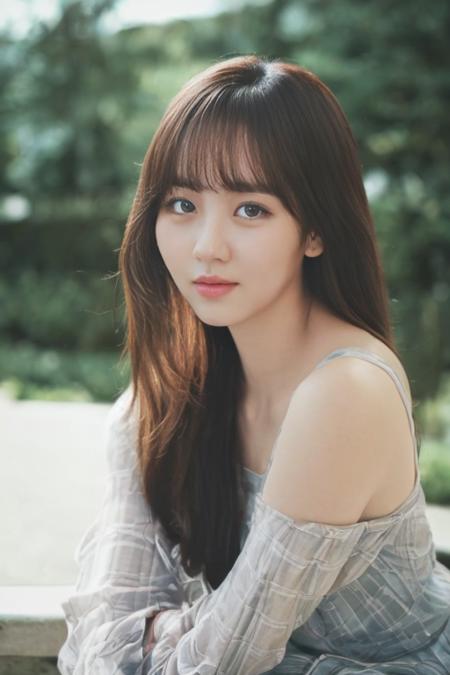 (8K, RAW photo, best quality, masterpiece:1.2), Fujifilm XT3, ultra high res, 8K UHD, HDR, dslr, professional photograph, (realistic, photorealistic:1.4), professional light, 1girl, (girl kimsohyun), eye focus,  <lora:kimsohyun_SFW:.75>