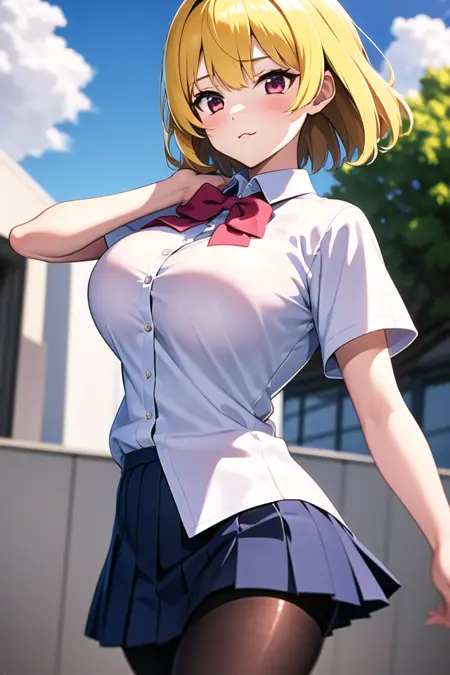 Houjou Satoko (Higurashi) High School Girl Satoko JK沙都子（ひぐらし）