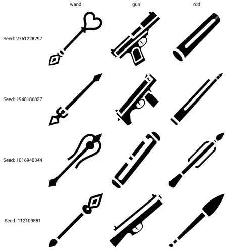pictogram for diagonal line inventory