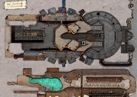 a map of a prison with a bunch of tanks, <lora:UnderMaps-10:0.85>