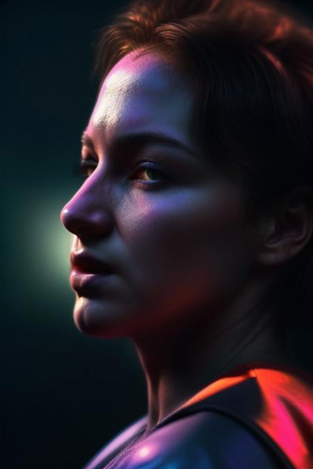 Generate an image bursting with vibrant colors and gradients, forming an abstract and visually striking composition. The colors should blend, conveying a sense of movement and energy, moody, 
Ultra High Definition, Impeccable Detail, Premier Quality, Best-in-class, (Photorealistic), (Lifelike), Top quality, score_9, score_8_up, score_7_up, score_6_up, score_5_up, score_4_up,  perfect shadows, perfect lighting, night, backlighting, Cinematic, dark moody lighting, film grain, mysterious atmosphere, storytelling,