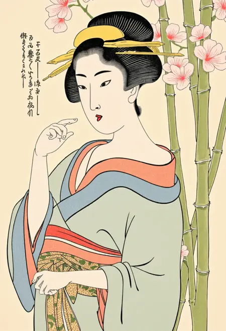 Japanese Shunga Art Style for Flux-1D