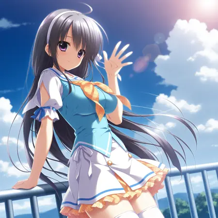 Himeno Towa (姬野永远) | Soreyori no Prologue (永不落幕的前奏诗) | NoobAI x illu