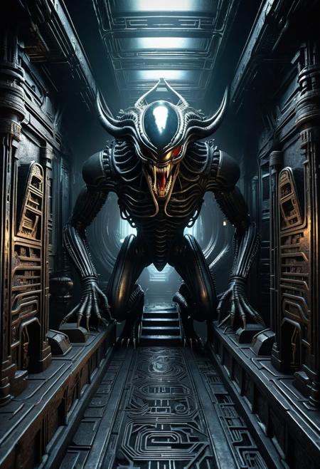 first person view, challenging labyrinth, xenomorph creatures lair, intricate paths, hidden passages, and mind-bending puzzles, 8K resolution hyperdetailed intricately detailed photorealism motion blur intricate mysterious dystopian zombiecore