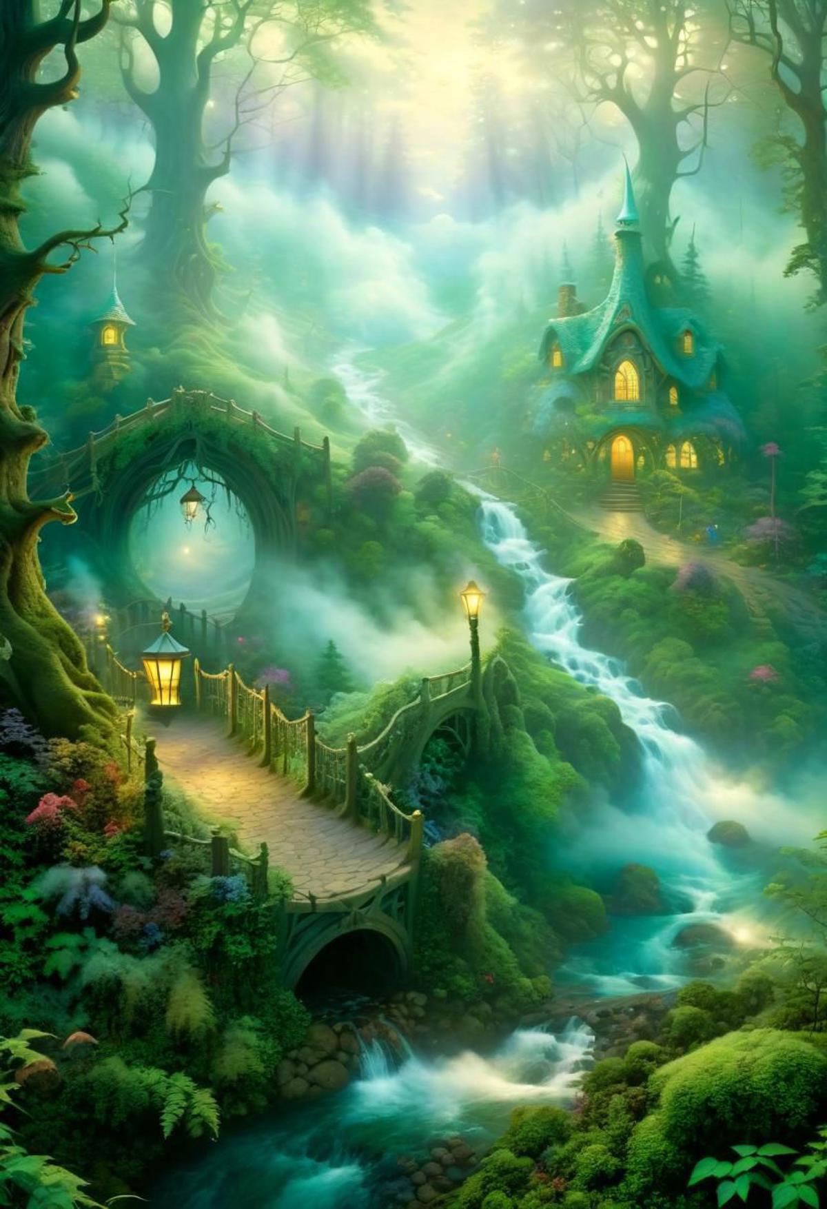 Thomas Kinkade Style image by thatCreepyGuy