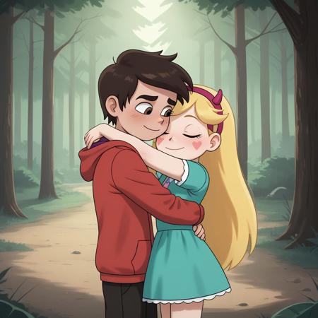 Star Butterfly with Marco Diaz together (Star vs the forces of evil) Pony