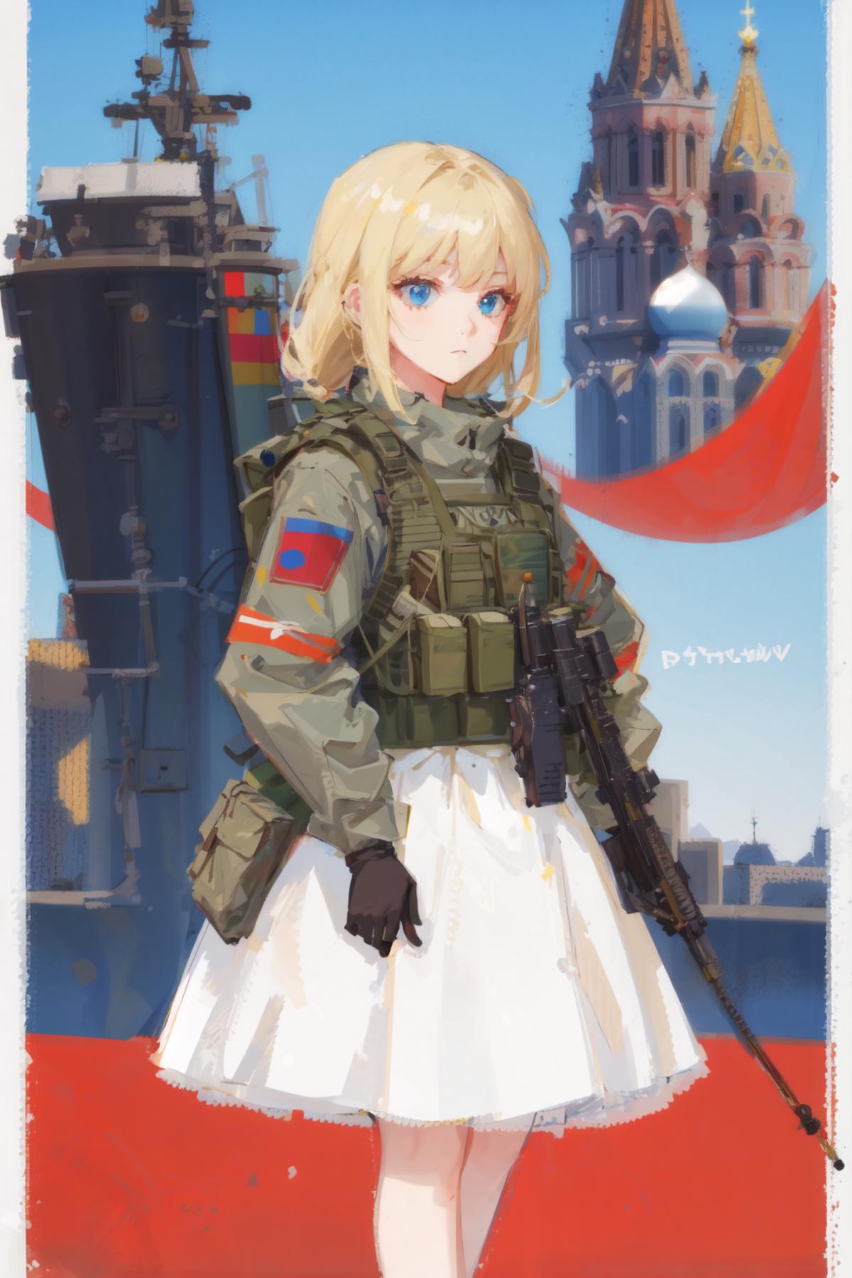 Military Russian Waifu image by cumetani