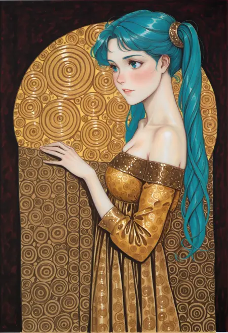 Vixon's Illustrious Styles - Gustav Klimt - Pose & Style