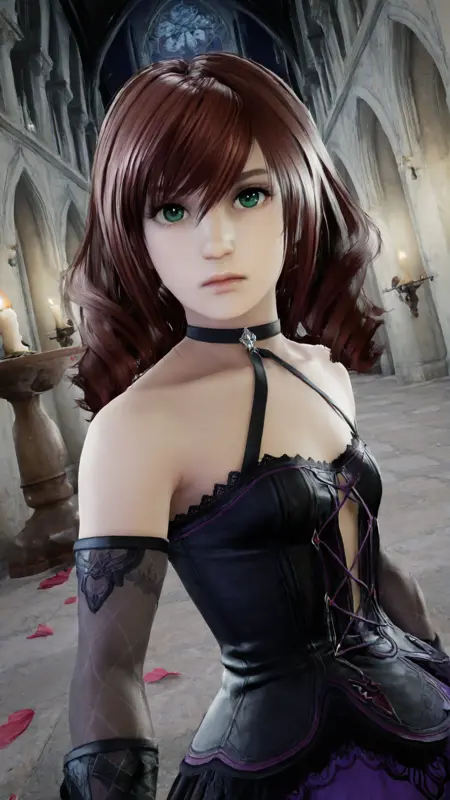 Amy Sorel loose hair (エイミ) - SOULCALIBUR/ソウルキャリバー