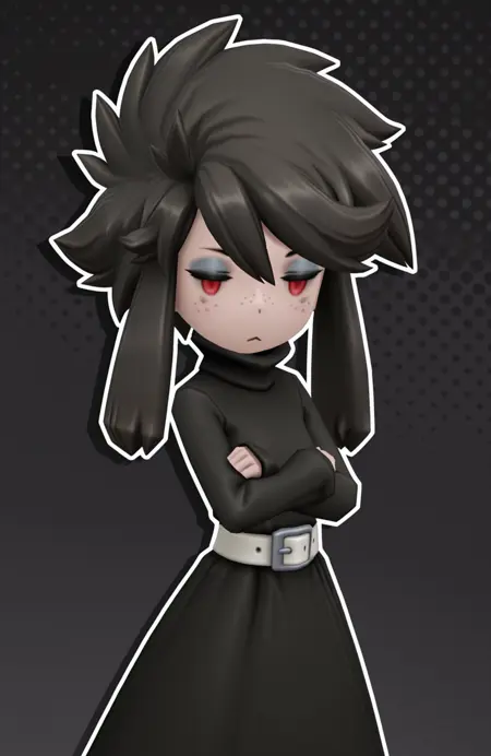 Bravely Default in-game style