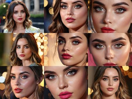 Ana de Armas, (exotic, alluring, sexy), (beautiful gorgeous face, shaped face), (detailed pupils:1), (crystal clear eyes:1.2), (dark eyeshadows:2), (black eyeliners:1), (blush cheeks:0.8), (lipstick:0.8, lipgloss:0.8), (full lips:1.2), (pouty lips:1.2), (freckled skin:1), (oily tan skin:1), smirk, smile, ((masterpiece)), (high quality), (Ultra-HD), (high-resolution), (4k, 8k, 16k), (epic), (insanely detailed:1), (hyper-realistic:1), (HDR, vivid colors, colorful), (vfx, bokeh), (volumetric lighting, global illumination, ray tracing:1), absurdres, RAW, award winning photography, professional film photography, film photography:1.2, photorealistic, depth of field, shallow focus, shallow focus, (cinematic lighting:1), (cinematic film photography:1.2)