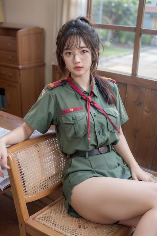 Thai girl scout uniform LoRA image by thaidevil