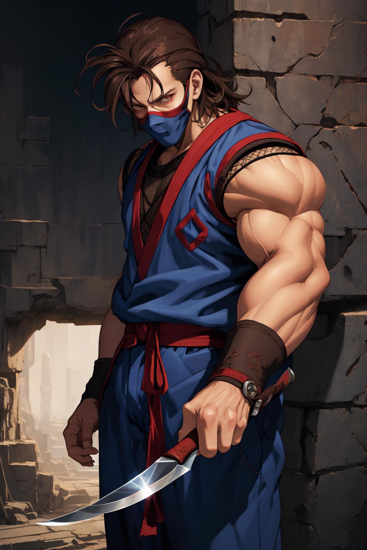 Eiji Kisaragi (Art of Fighting and The King of Fighters) image by Mikalichou