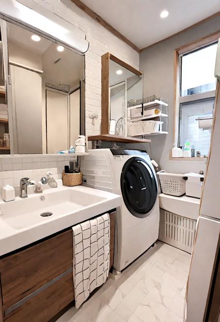 日本の住宅の洗面所 Washrooms in Japanese Houses SDXL SDXL_V3