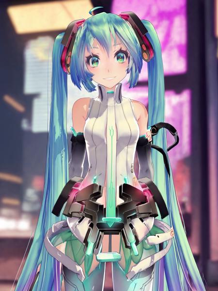 [Pony & Illustrious] Miku Hatsune Append (Tda) MMD [Pony]v2.0