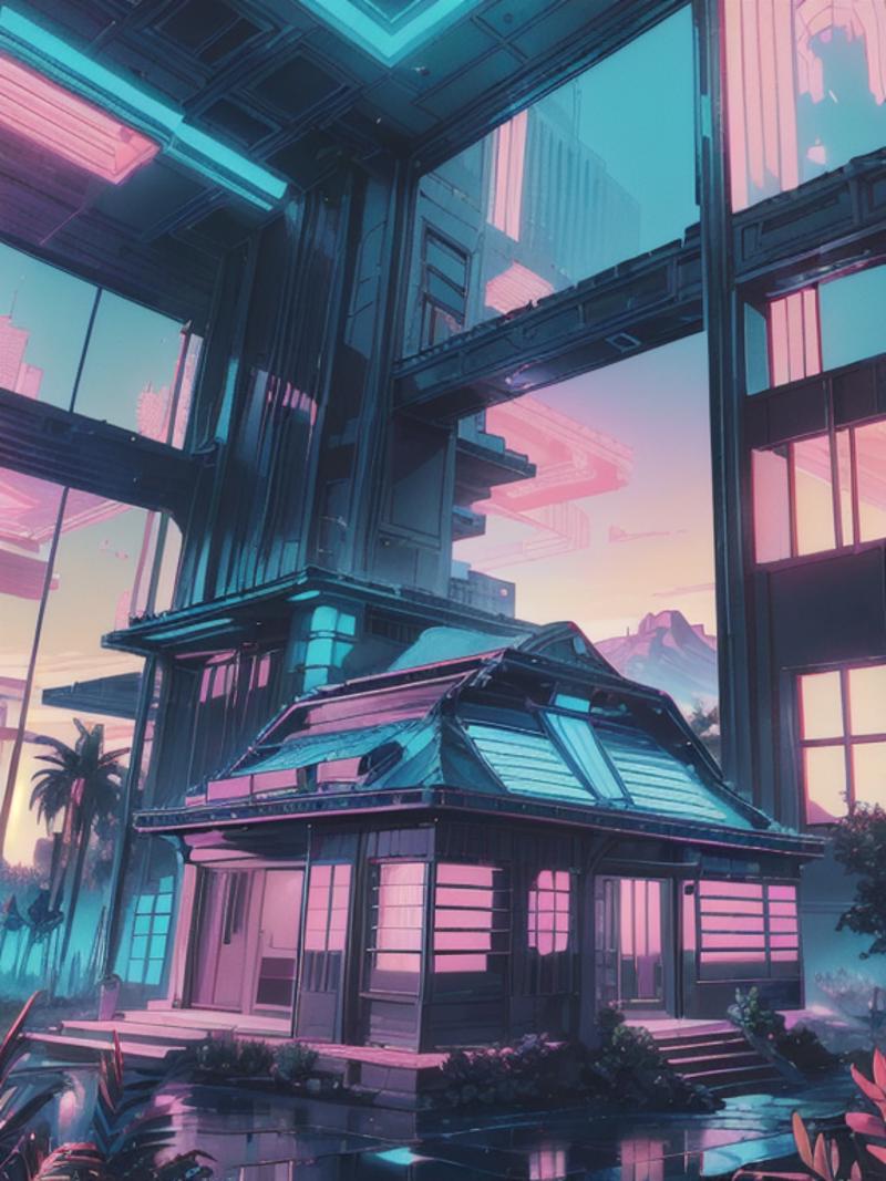 Retrowave Tech - World Morph image by ipArchitecture