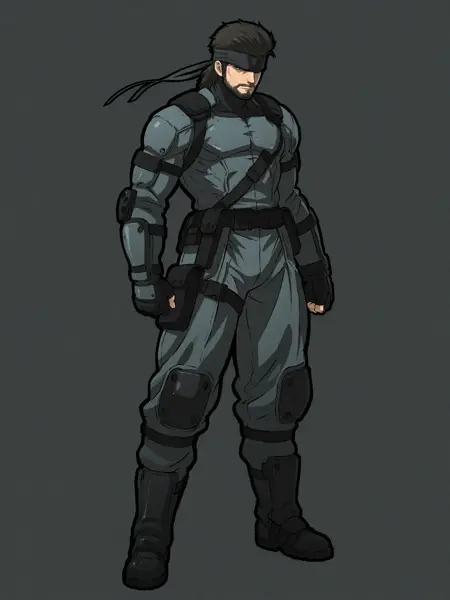 [Masao Tsubasa (Konami)] Metal Gear Ac!d Art Style Illustrious