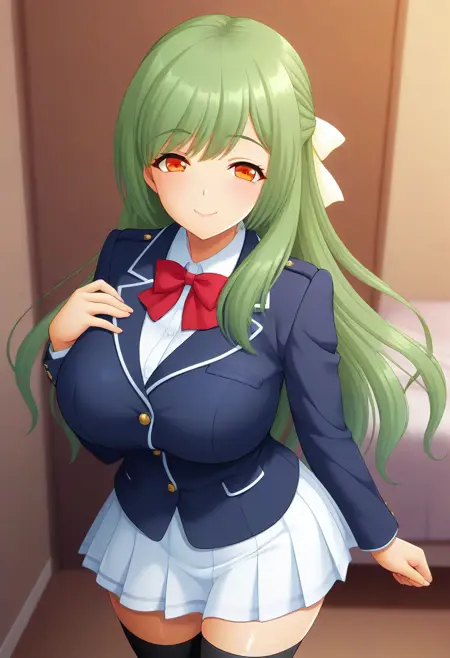 沖野 舞香(Maika Okino)隷嬢管理棟~制服少女たちの搾乳隷属記~(Illustrious)