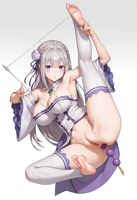 Lewd Shooting Arrow Pose Concept | Anal Beads | PonyXL