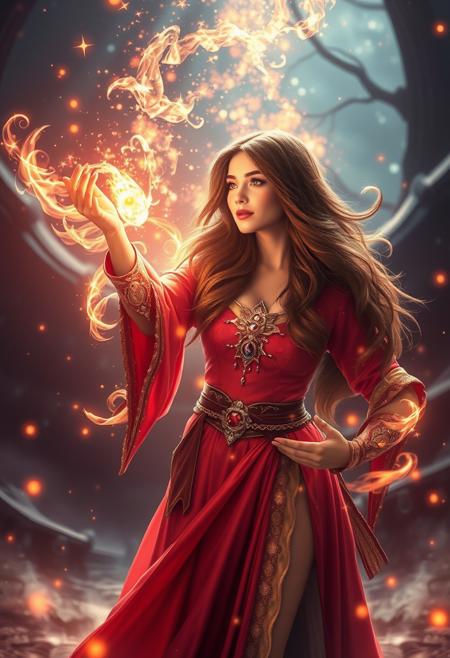wenn magic comes in your life, fantasy, modern world, photorealism, very wonderful, shiny, dynamic lights, epic fantasy