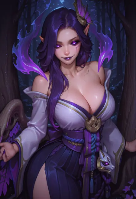 Spirit Blossom Morgana "Grove Mother" (All forms) [League of Legends]