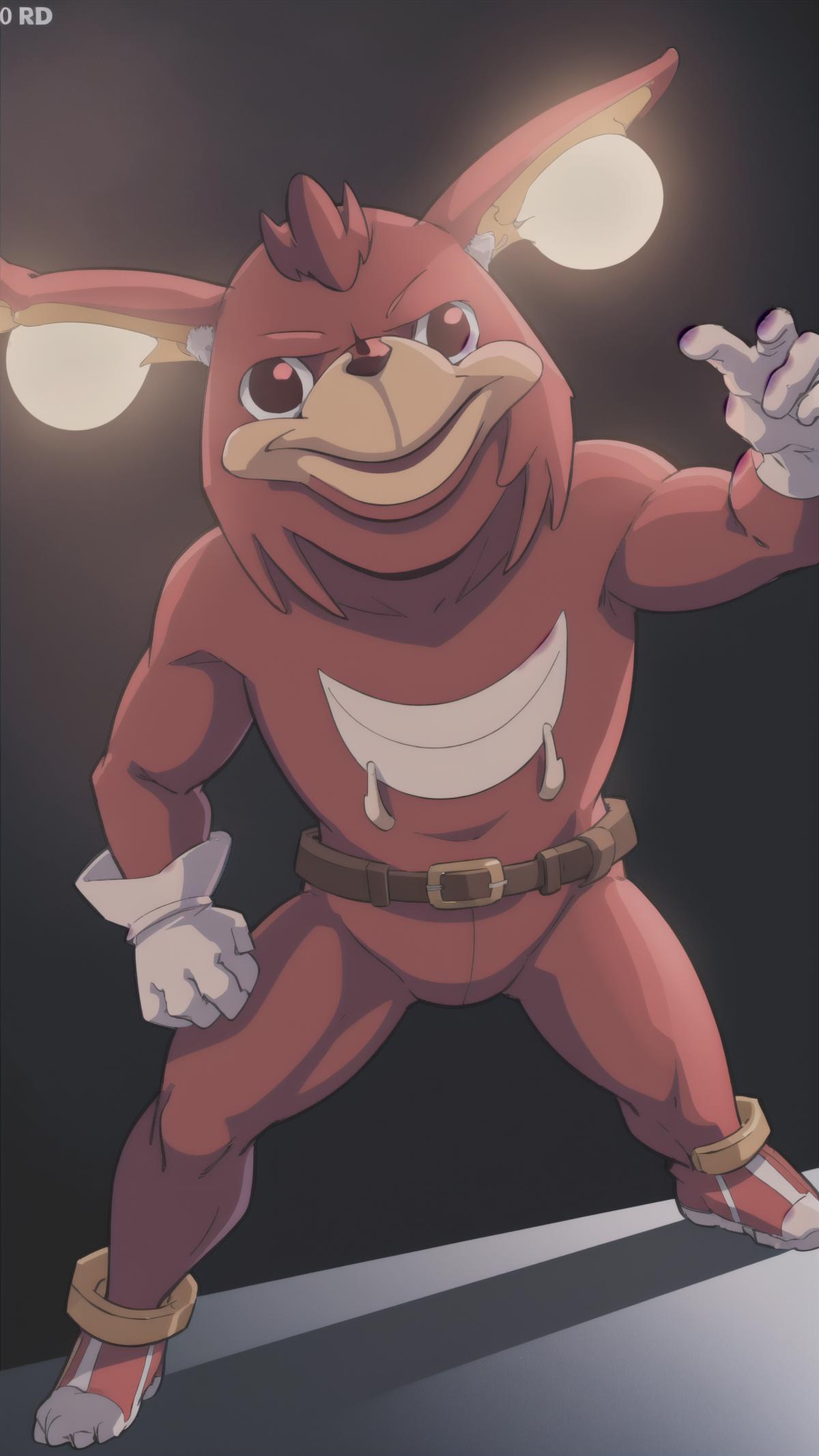 Uganda Knuckles (Sonic the Hedgehog Series) | Character LoRA image by HC94
