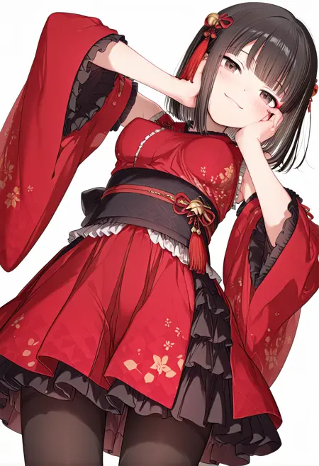 Hinagiku Kimono Costume (雛菊の着物)