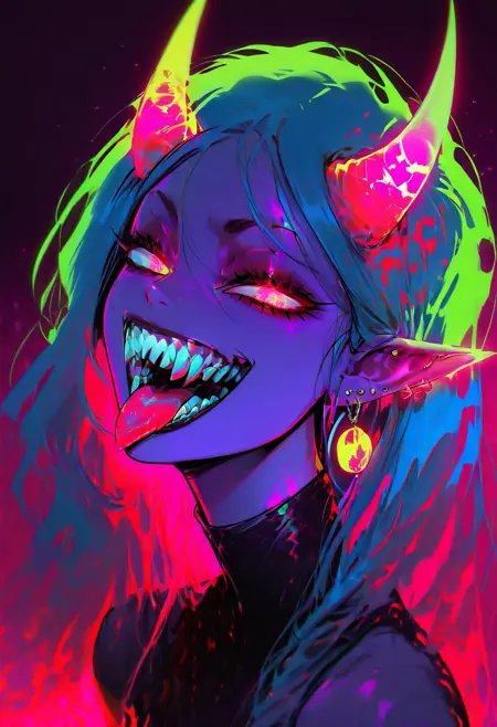 Glowing Nightmare  [Illustrious & NoobAI & SD1.5]
