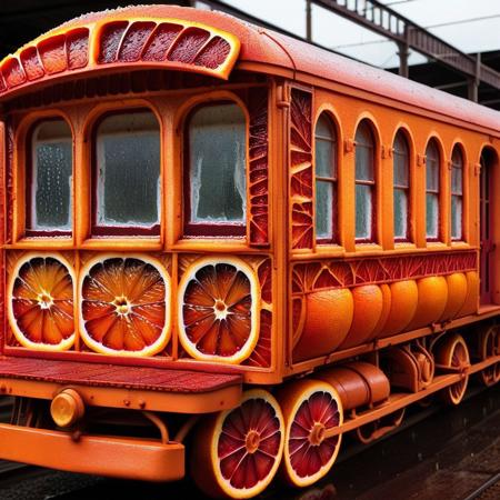 train car, windows in blood orange style, wet, still life,
intricate, detailed, high quality, colorful