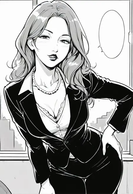 Ms. Atsuko from Chikan Express by Misaki Yukihiro 岬ゆきひろ- 痴感エクスプレス