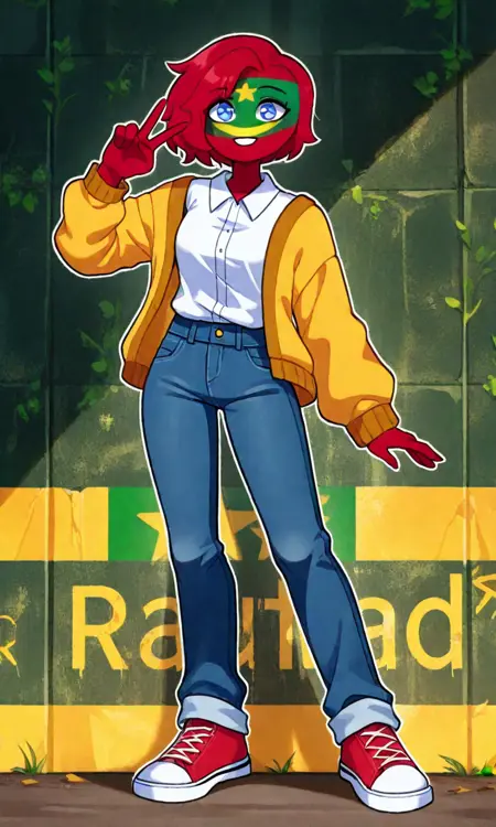 Mauritania (Countryhumans)-موريتانيا